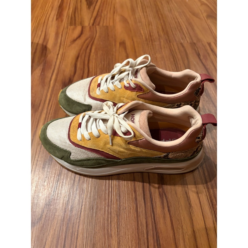 Anthropologie Hoff Oriental Pearl Skyline sneakers sz 10 - Picture 6 of 7